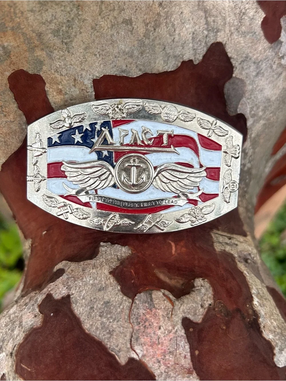 Aviation Boatswain's Mate (AB) belt buckle